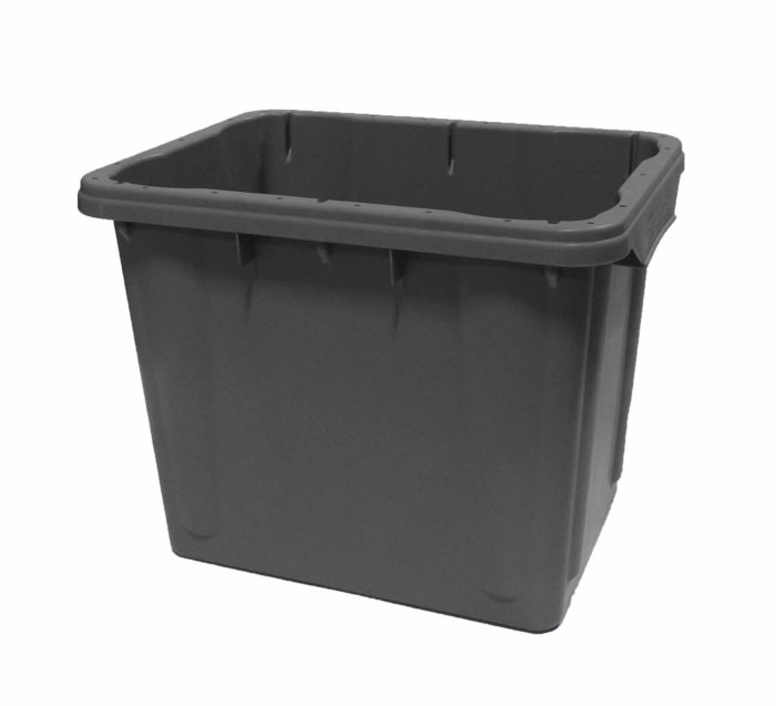 27-Litre Glass-Recycling Gray Box - Image 3